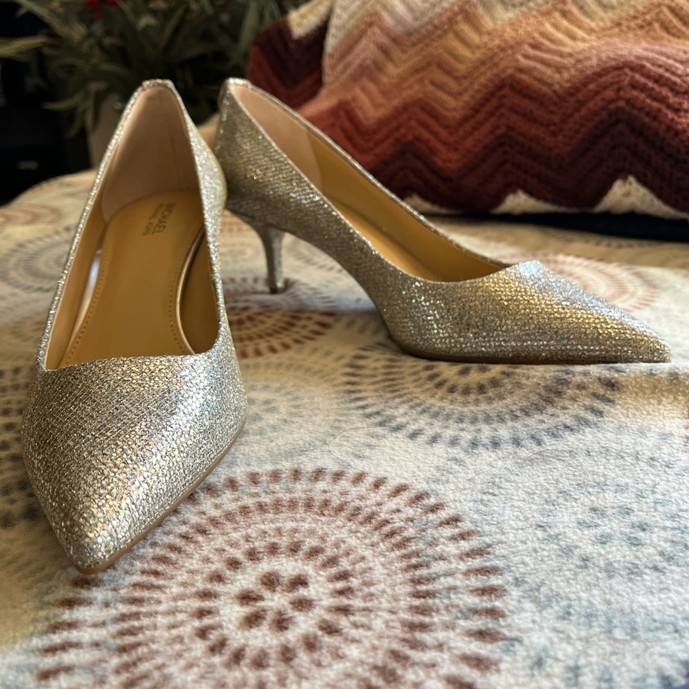 Michael Kors Silver Heels